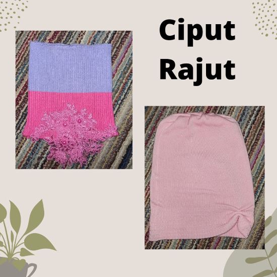 Bandana Ciput Rajut Premium Tebal