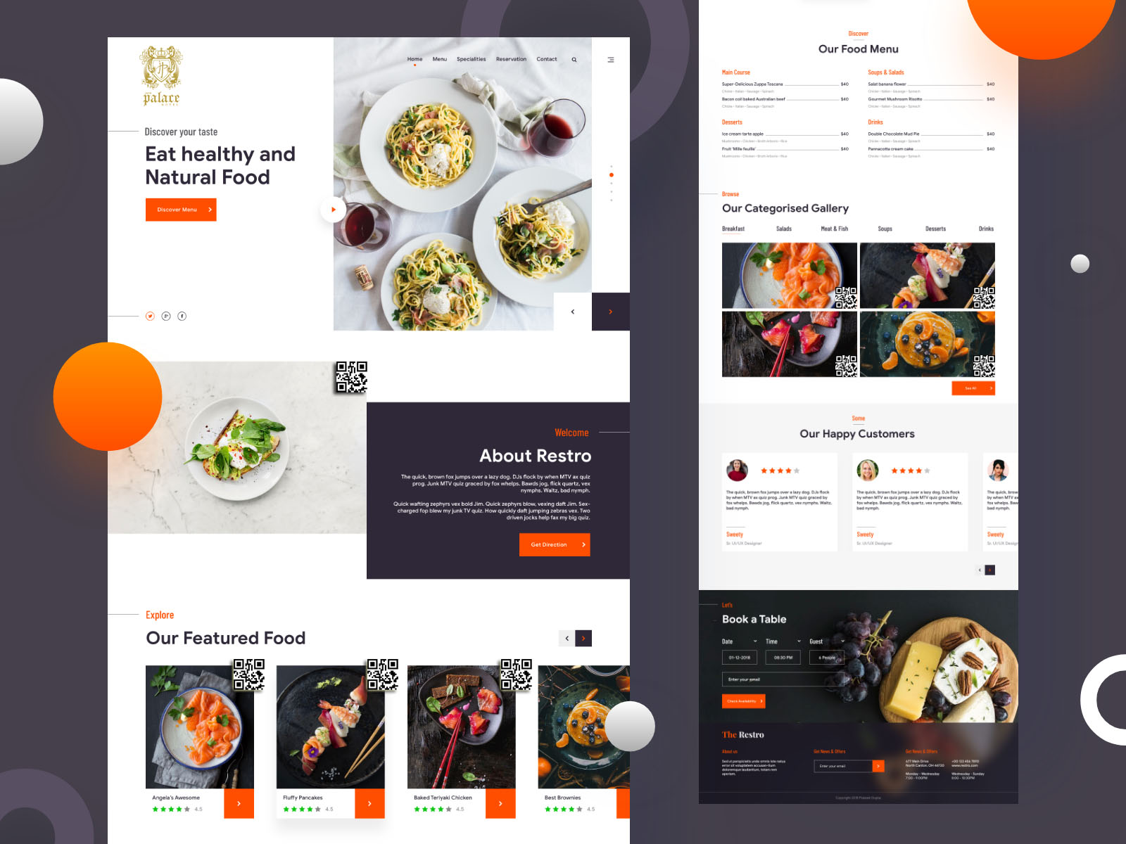 Web Design Resto and Cafe